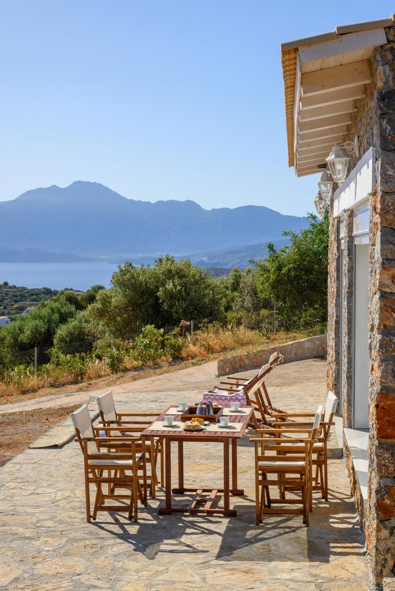 Althea Villa By Breathtaking View อายิโอสนิโกลาโอส ภายนอก รูปภาพ